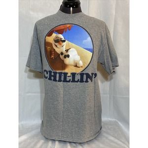 Disney Frozen Olaf Chillin T-shirt Size Mens Large